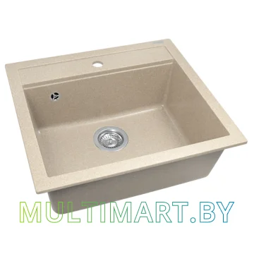 Кухонная мойка Aquasanita Quadro SQQ100W (beige 110)